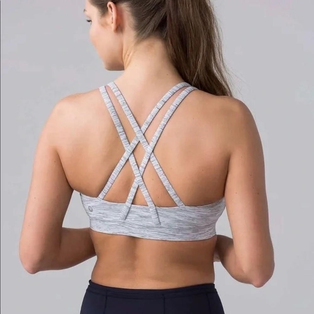 Lululemon Energy Longline Tough Bra grey